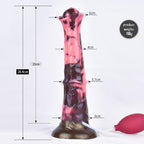 28 CM Glockenkopf Silikon Suction Cup Squirting Horesdildo