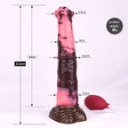 27 CM Gerade Horse Suction Cup Squirting Dildo