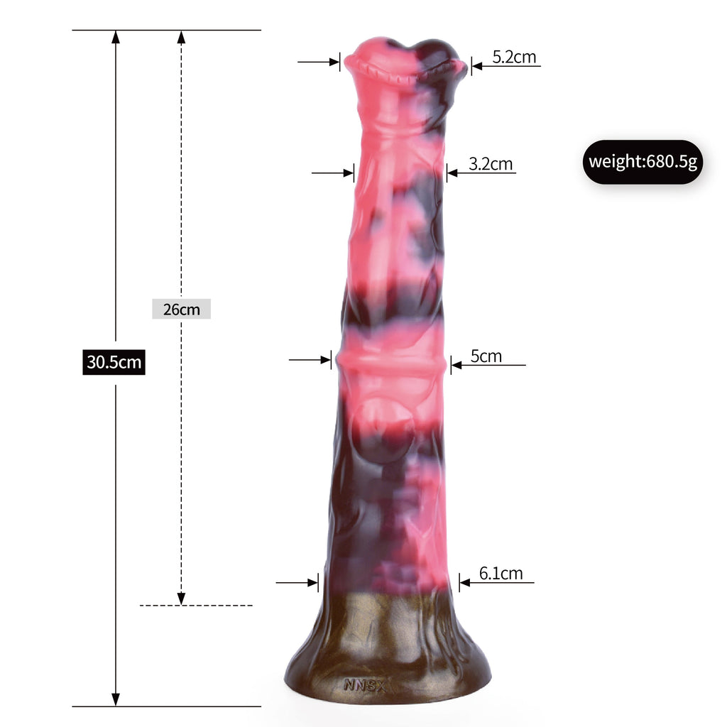 30 CM Blume Eichel Animal Long Horsedildo