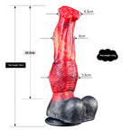 25 CM Rot Animal Gefälscht Groß Horsedildo