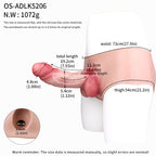 Natural Flesh Penis mit Vorhaut Dildopants