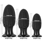 Thick Black Mais Suction Cup Buttplug