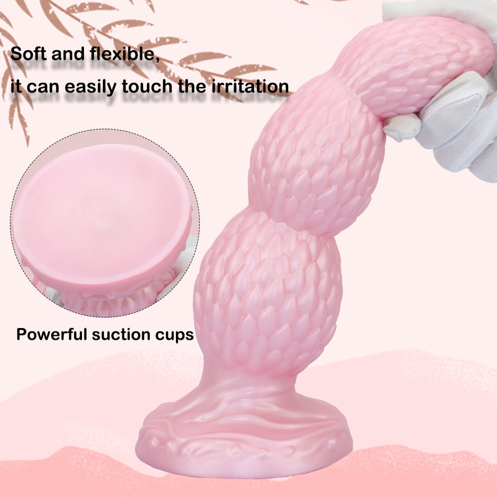 Uraltes Dinosaurier-Ei Knotted Anal Dildo