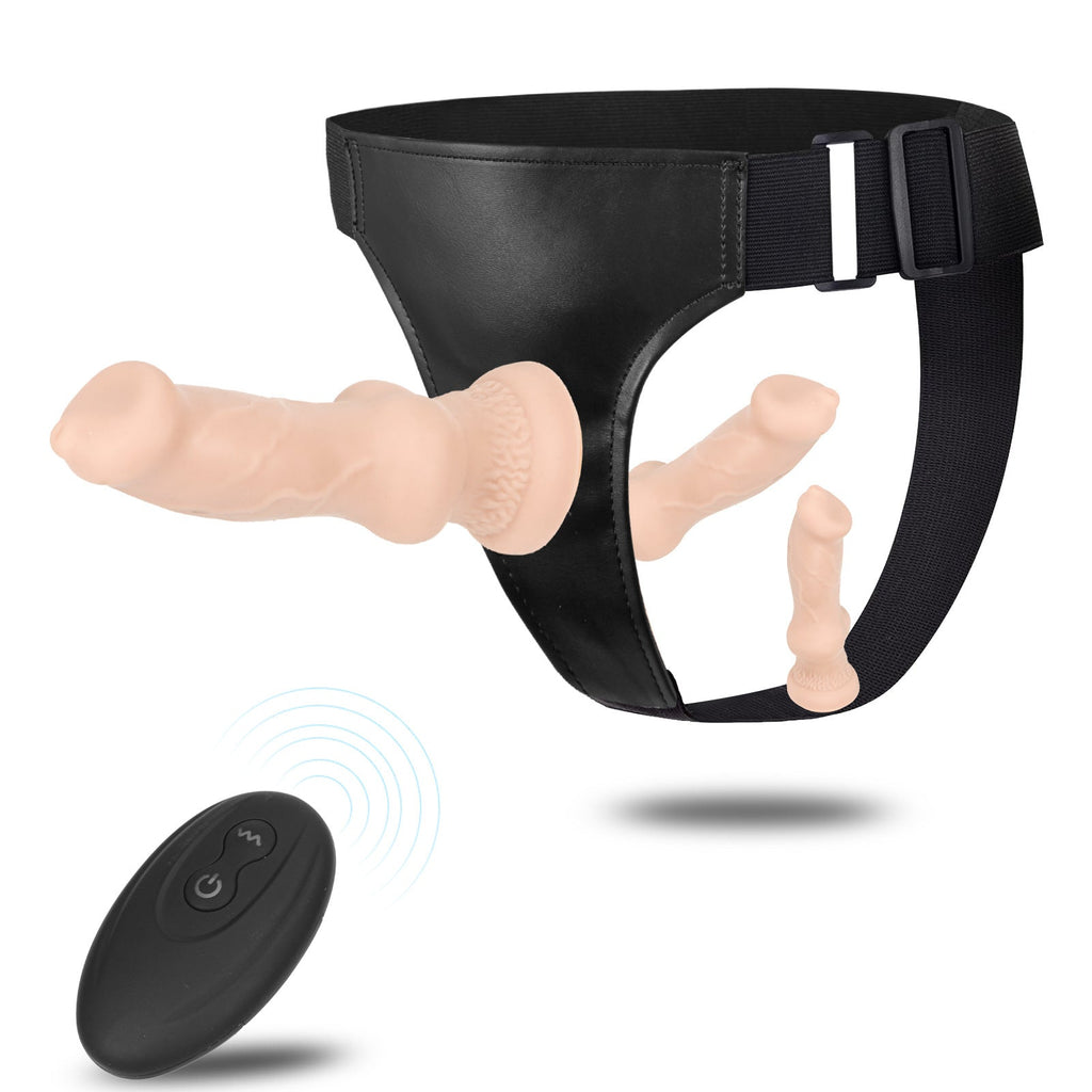 Remote Control Vibratir Strap On Dildo