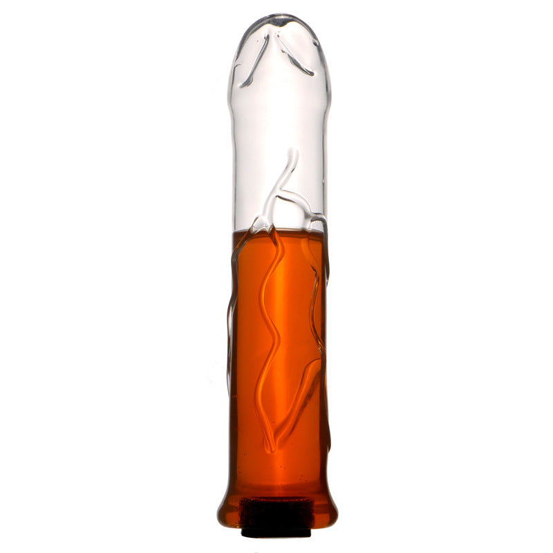 Glatt Hollow Butt Plug Klein Glasdildo