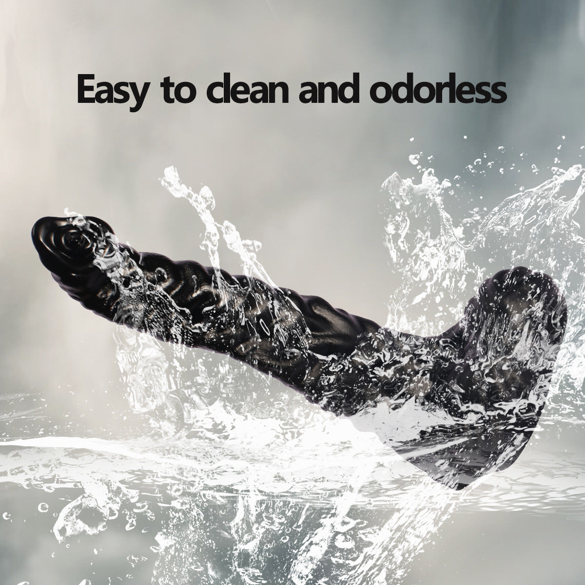 Animal Black Elefantenrüssel Silicone Fantasy Dildo