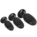 Thick Black Mais Suction Cup Buttplug