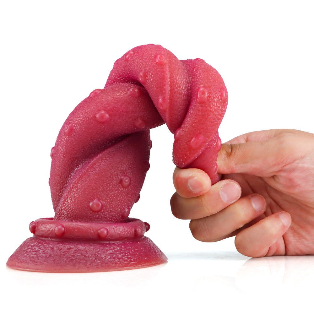 22 CM Rot Tiefsee-Kalmar Monster Tentakel Dildo
