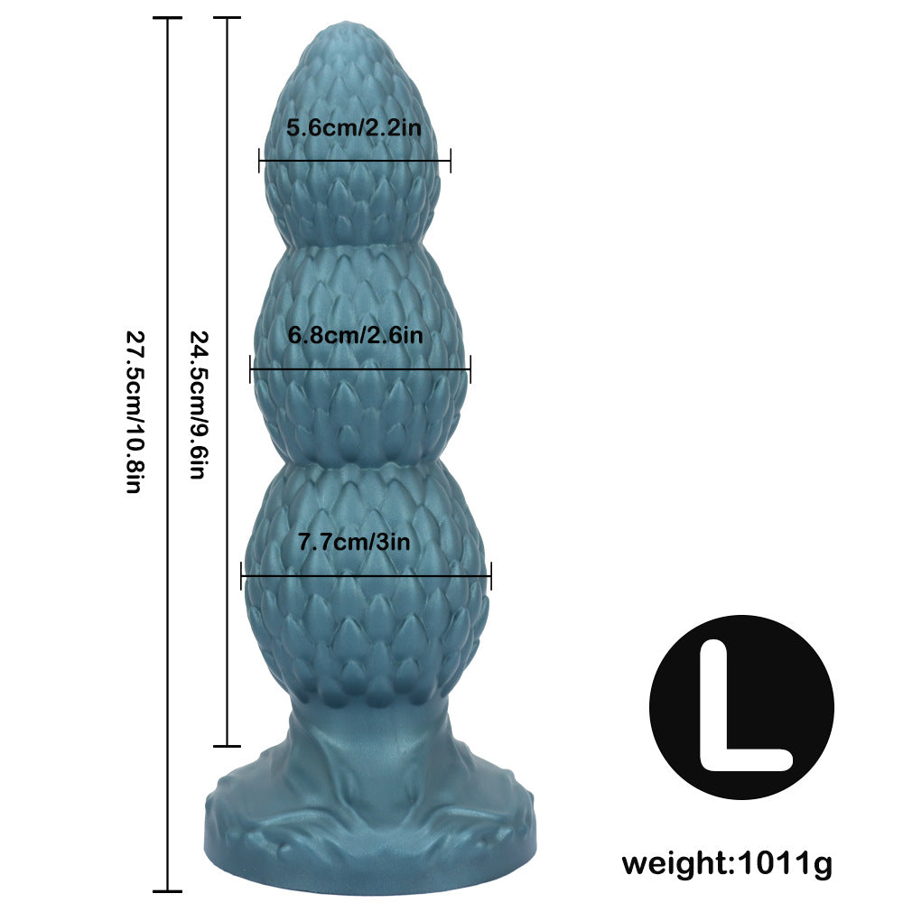 Uraltes Dinosaurier-Ei Knotted Anal Dildo