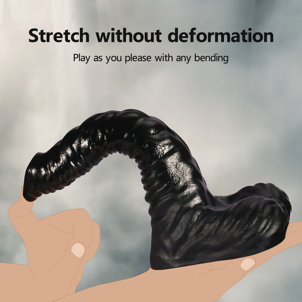 Animal Black Elefantenrüssel Silicone Fantasy Dildo