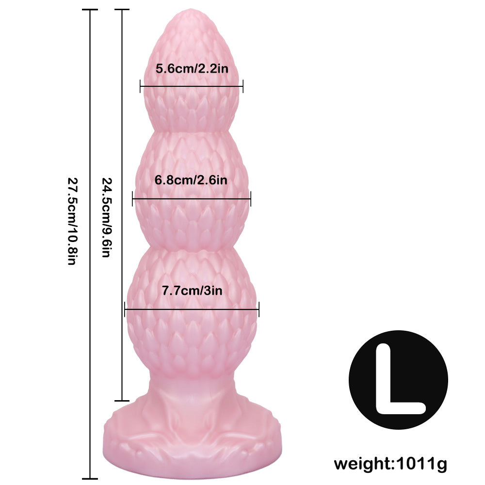 Uraltes Dinosaurier-Ei Knotted Anal Dildo