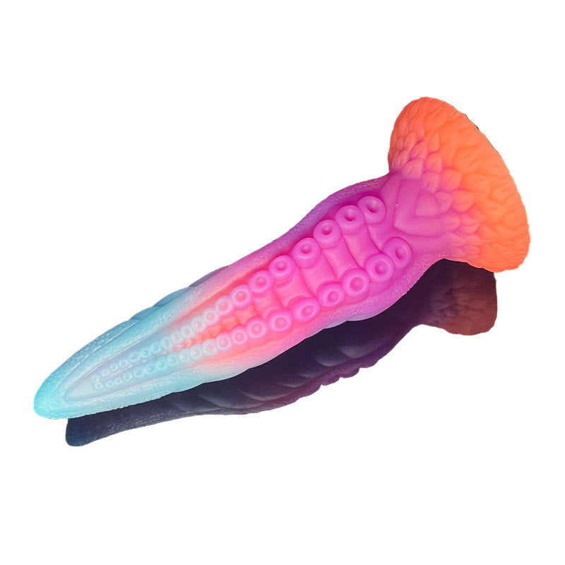 25 CM Leuchtet im Dunkeln Tentakel Monster Dildo