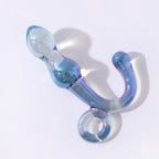 14 CM Bunt Gpunkt Analplug Bead Glasdildo