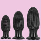 Thick Black Mais Suction Cup Buttplug