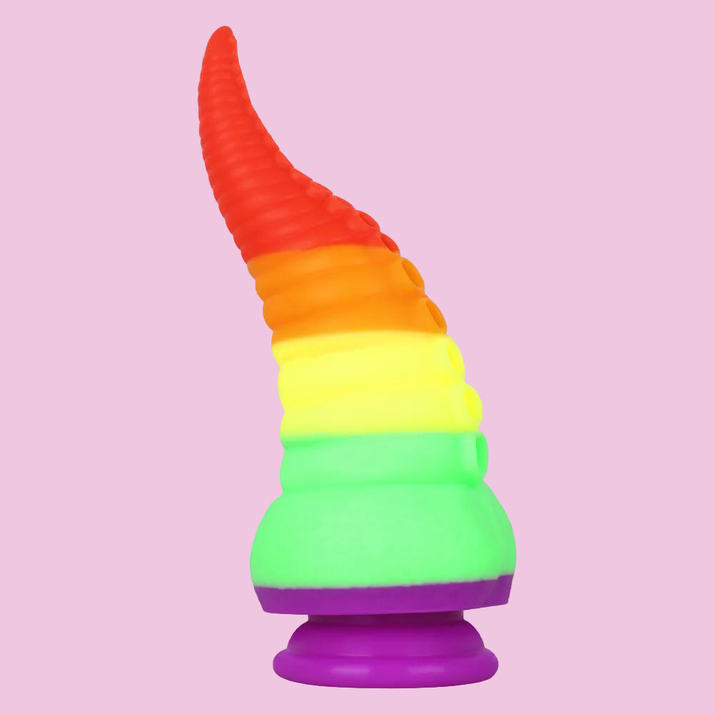 22CM Rainbow Monster Oktopus Tentakel Dildo
