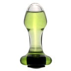Glatt Hollow Butt Plug Klein Glasdildo