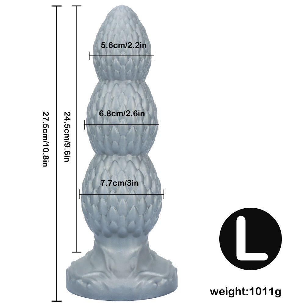 Uraltes Dinosaurier-Ei Knotted Anal Dildo