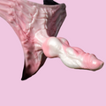 Pink Knotted Fantasy Dog Lesbian Dildopants