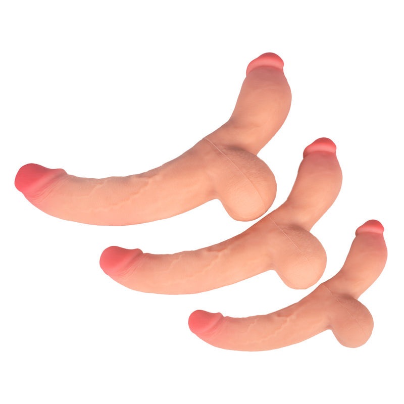Natural Thick Flesh Doppeldildos mit Ball