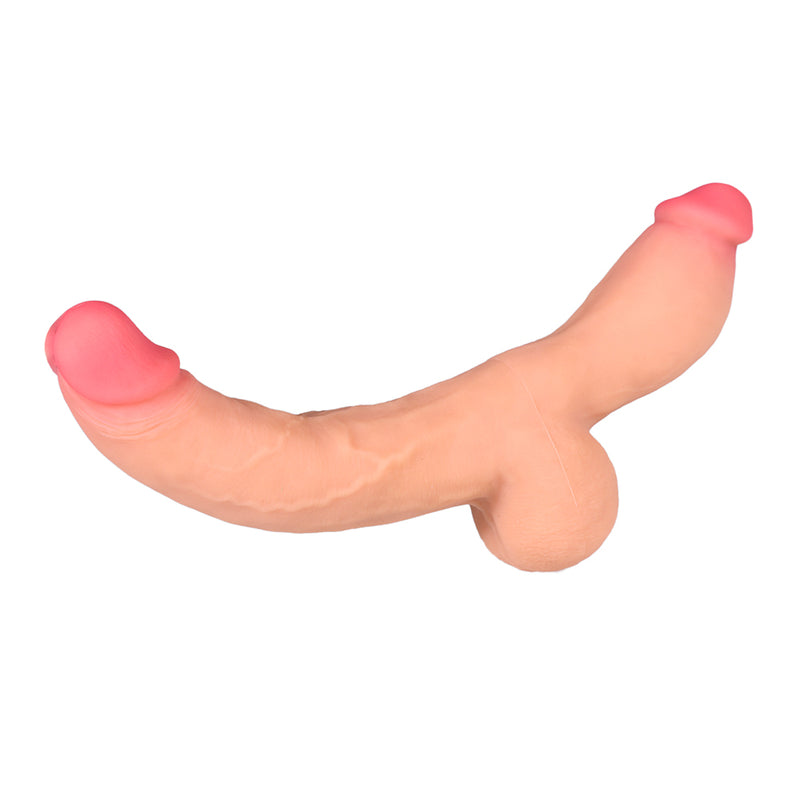 Natural Thick Flesh Doppeldildos mit Ball