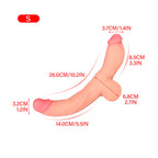 Natural Thick Flesh Doppeldildos mit Ball