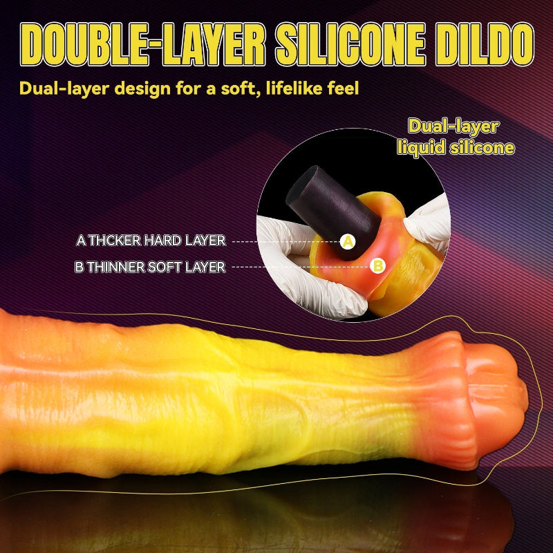 Realistic Dual Density Big Horse Dildo