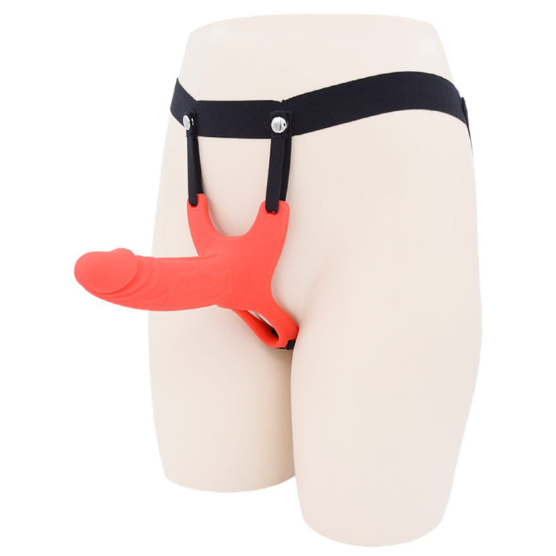 Rosa Manne Hohl Dildo Strap On