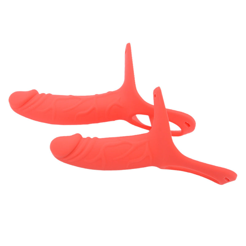 Rosa Manne Hohl Dildo Strap On