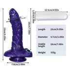 23 CM Lila Bullet Vibrator Penis Dragon Dildo