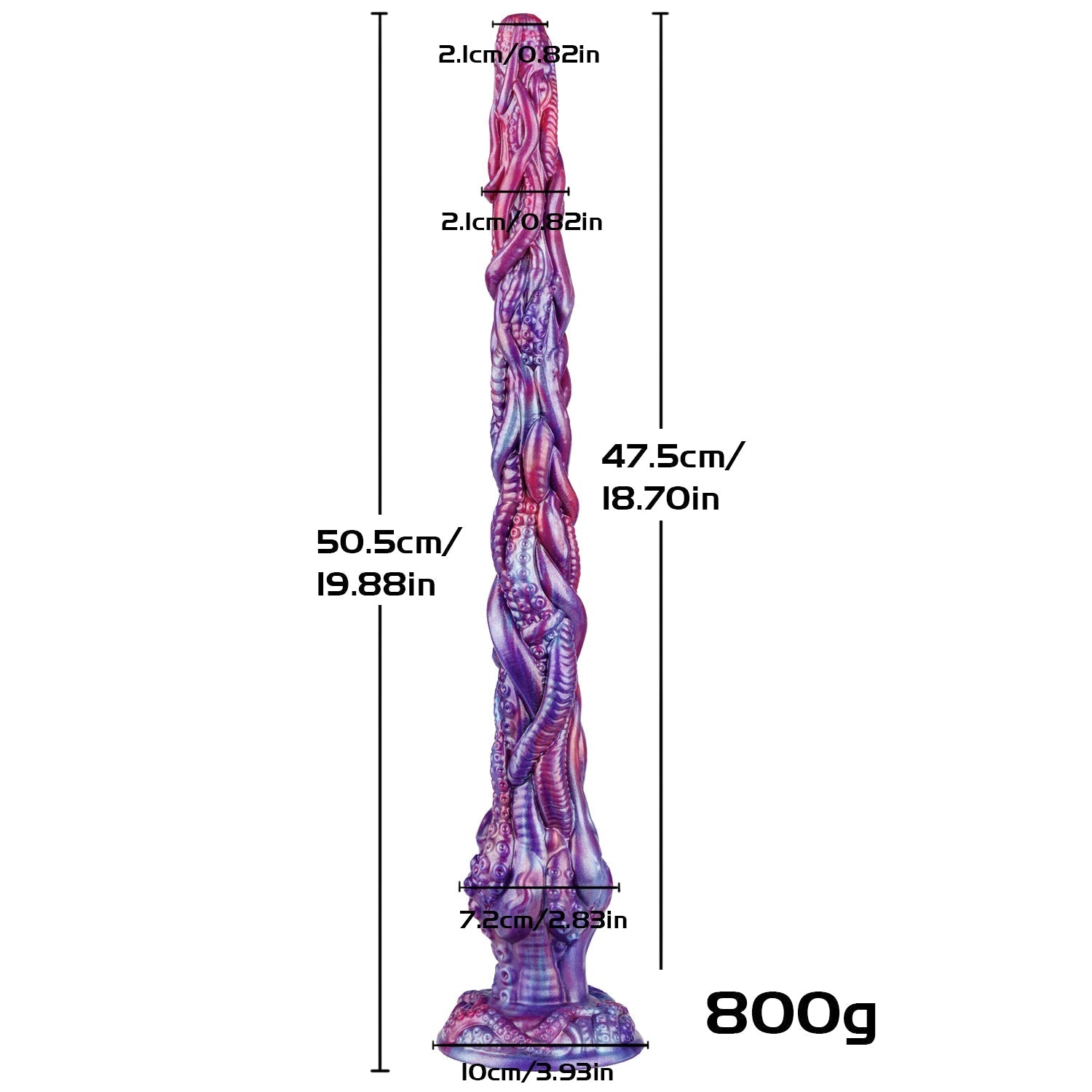 50CM Hentai Tentacle Dildo Mit Kamera