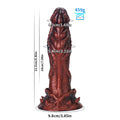 Rot Texturiert Silicone Monster Dragon Dildo