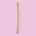 42 CM Flesh Realistic Strukturiert Silicone Doppeldildo