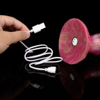 22 CM Dog Knot Vibrating Dildo Strap on