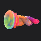 19 CM Rainbow Leuchtend im Dunkeln Tentakel Dildo