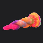 19 CM Rainbow Leuchtend im Dunkeln Tentakel Dildo