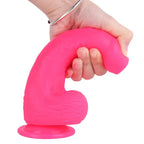 Rosa Silicone mit Vorhaut Strap On Dildo