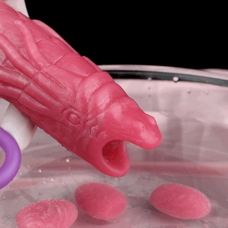 18 CM Rosa Dragon Ovipositor Monster Sextoys