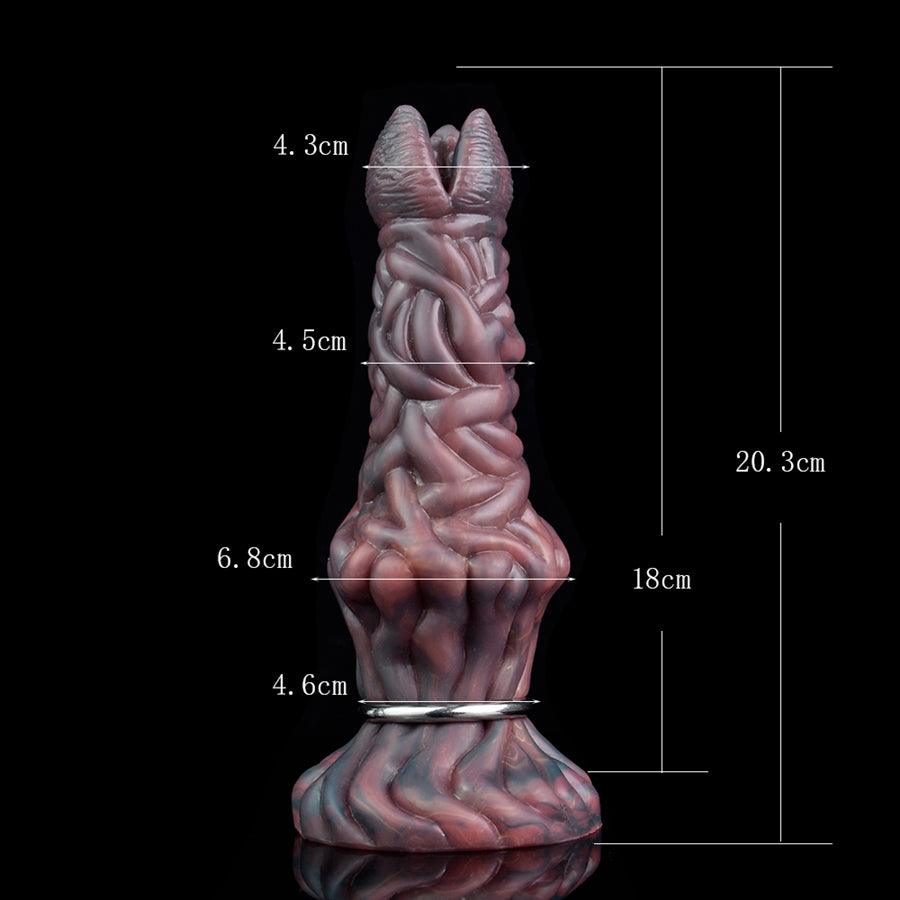 20,3 CM Braun Texturiert Alien Fantasy Ovipositor