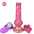 23 CM Rosa Airbag-Drücken Alien Ovipositor