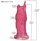 17 CM Luftpumpe Böser Drache Dildo Ovipositor