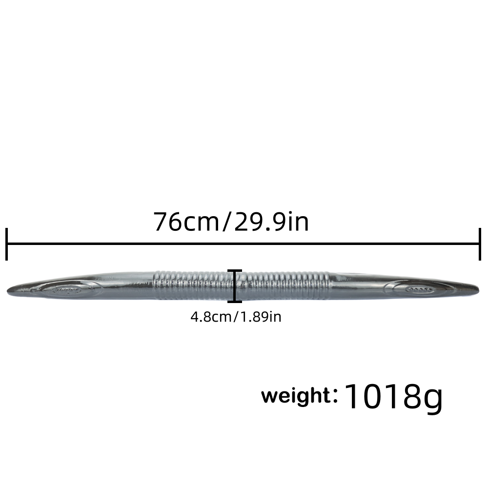 76 CM Long Graue Muräne Animal Doppeldildos