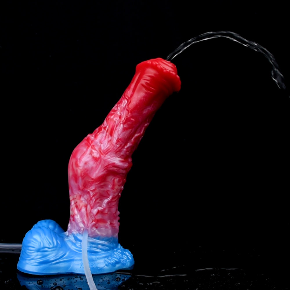 22 CM Fantasy Aufblasbarer Hores Squirtingdildo