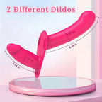 Remote Control Vibratir Strapless Doppeldildos Strap on