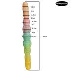 40 CM Rainbow Fantasy Lesbian Dragon Doppeldildo