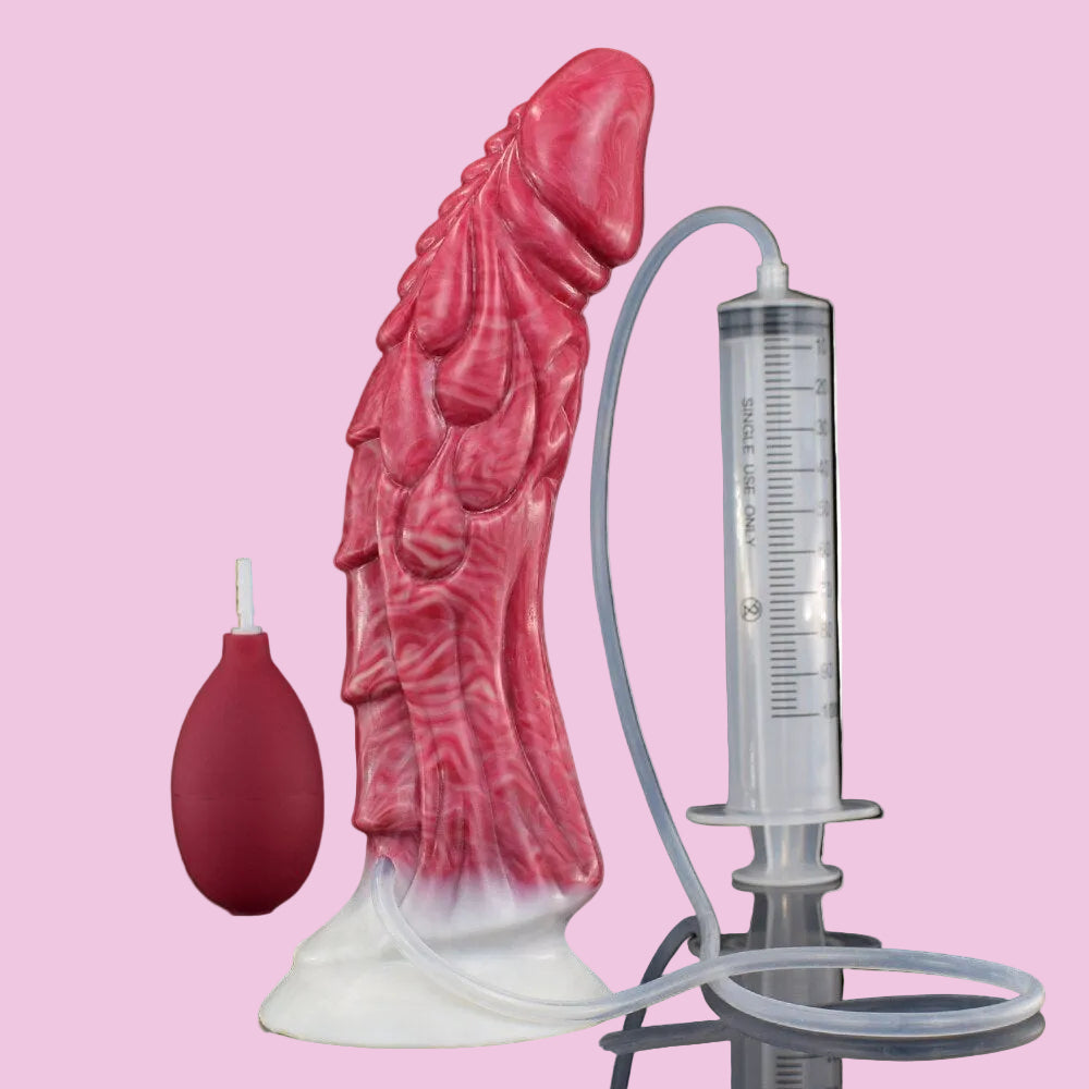 21 CM Rot Cumshooter Fantasy Dragon Dildo