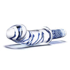 28 CM Glatt Big Double Glasdildo mit Griff