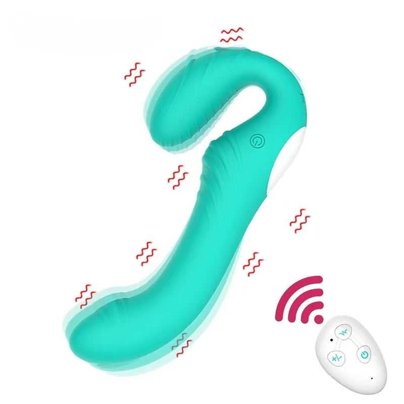 19 CM Gpunkt Vibrating Paar Doppel Straplessdildo