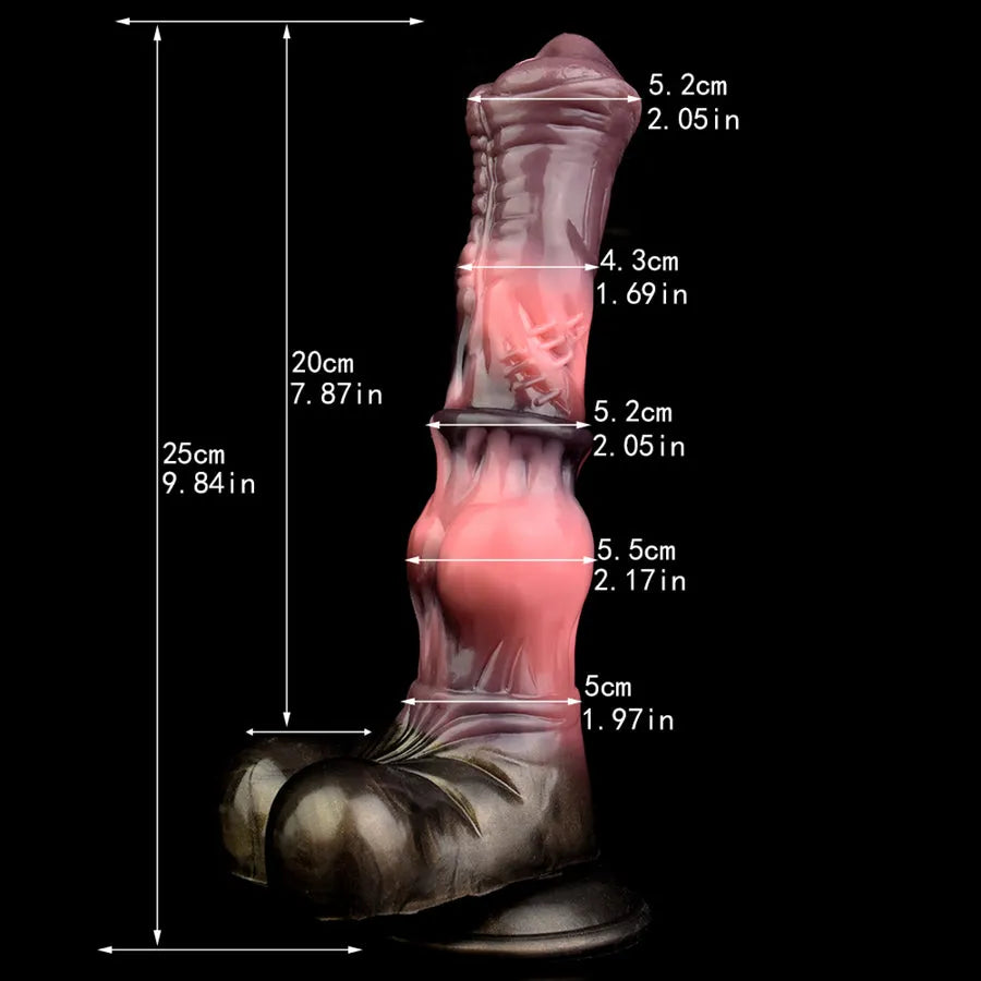 25 CM Horse Dildo Fantasy Bestialität Strap On