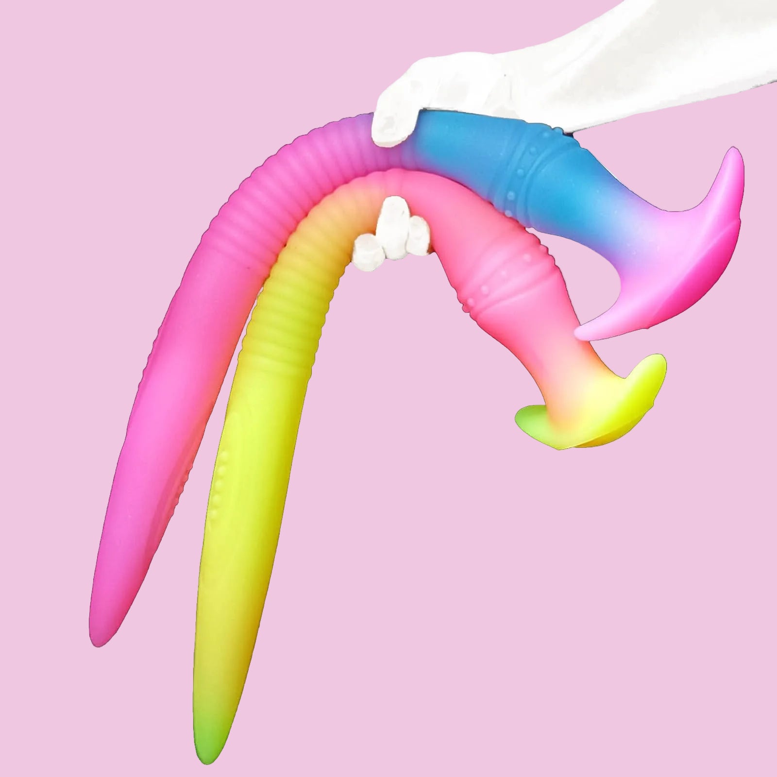 Leuchtend Tentacle Dildo Extra Langer Analplug