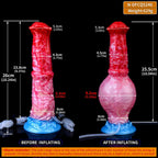 26 CM Horse Aufblasbare Fantasy Squirtingdildo